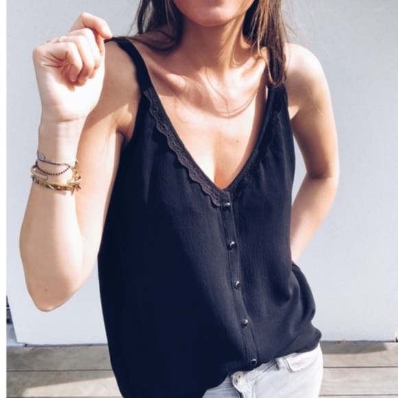 Tops - Black Lace Tank Top 👚